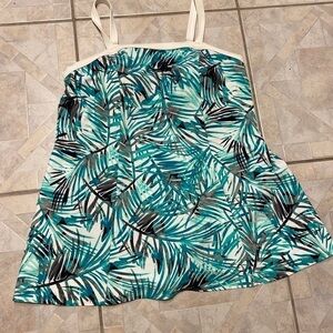 Q womens Swim365 one piece built in bra plus size swimsuit size 22W